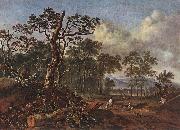 WYNANTS, Jan Road beside the Forest w oil painting artist